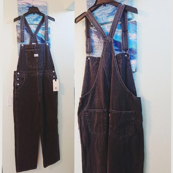 Levi's Vintage Overalls in Black Market NWT - Picture 8 of 9